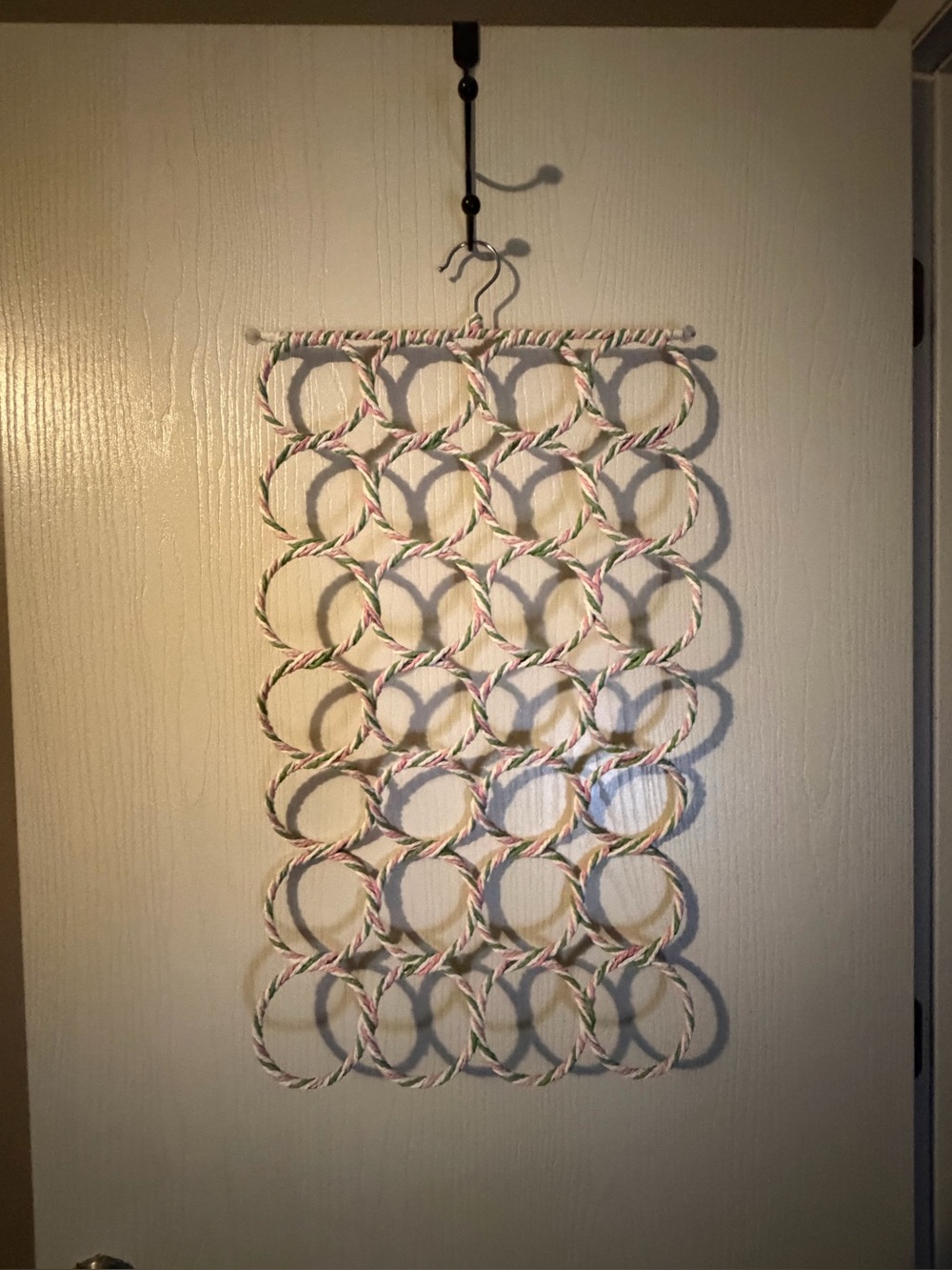 28 Slot Hanging Scarf & Accessory Organizer